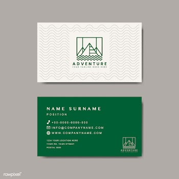 Premium business card design mockup | Free stock vector - 516947