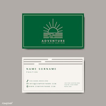 Premium business card design mockup | Free stock vector - 516948