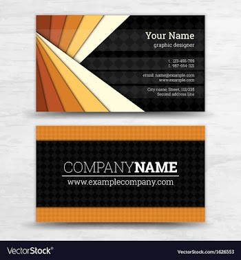  					Premium business Card Set EPS10 vector image														