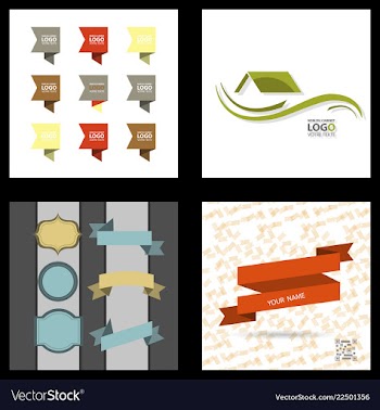Premium design elements great for retro vintage vector image
