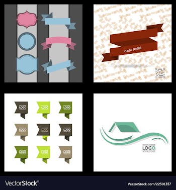 Premium design elements great for retro vintage vector image