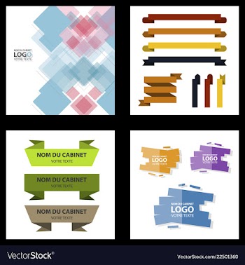 Premium design elements great for retro vintage vector image