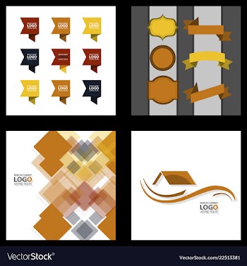 Premium design elements great for retro vintage vector image