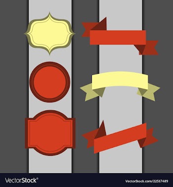Premium design elements great for retro vintage vector image