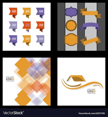 Premium design elements great for retro vintage vector image