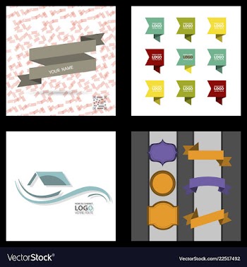 Premium design elements great for retro vintage vector image