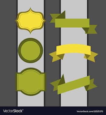 Premium design elements great for retro vintage vector image