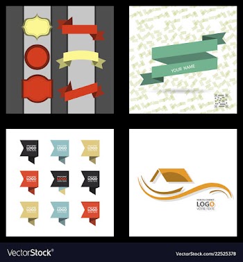 Premium design elements great for retro vintage vector image