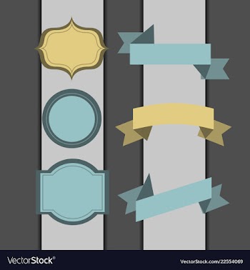 Premium design elements great for retro vintage vector image