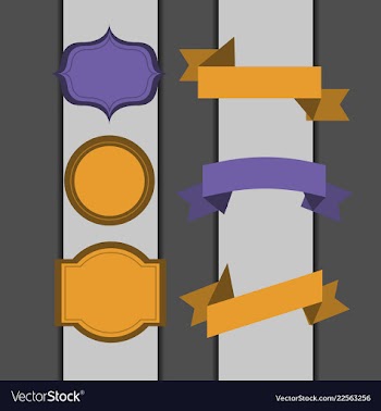 Premium design elements great for retro vintage vector image