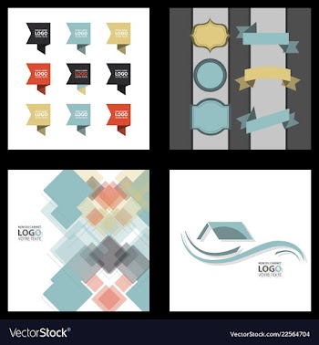 Premium design elements great for retro vintage vector image