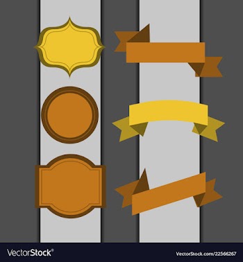 Premium design elements great for retro vintage vector image