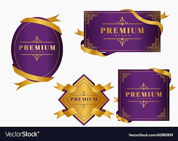premium design templates elegant purple golden