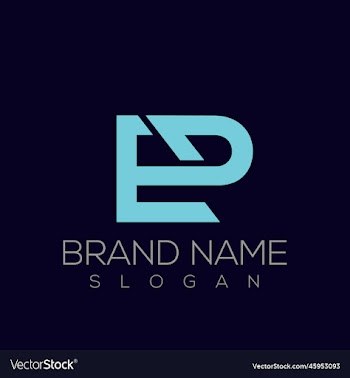 premium ed or de letter logo template