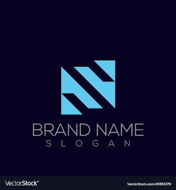 premium letter s square logo design