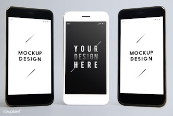 Premium mobile phone screen mockup template | Free stock psd mockup - 527456