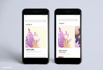 Premium mobile phone screen mockup template | Free stock psd mockup - 527466