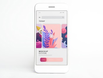 Premium mobile phone screen mockup template | Free stock psd mockup - 527488