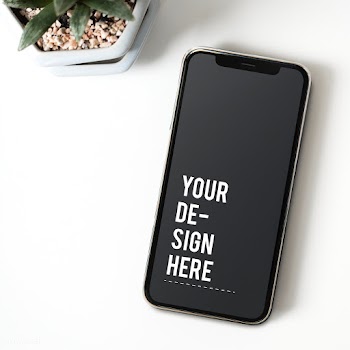 Premium mobile phone screen mockup template | Free stock psd mockup - 527516