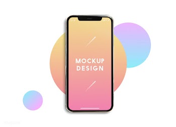 Premium mobile phone screen mockup template | Free stock psd mockup - 527529