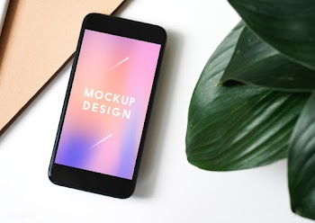 Premium mobile phone screen mockup template | Free stock psd mockup - 527557