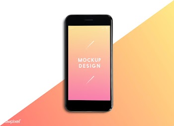 Premium mobile phone screen mockup template | Free stock psd mockup - 527601