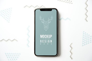 Premium mobile phone screen mockup template | Free stock psd mockup - 527651