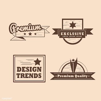Premium quality badge vector set | Free stock vector - 531366