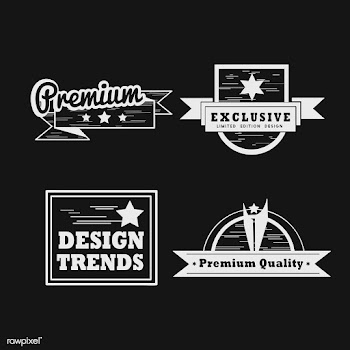 Premium quality badge vector set | Free stock vector - 531386