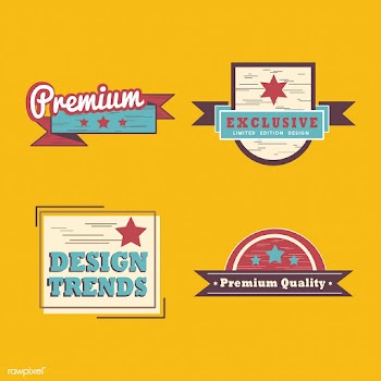 Premium quality badge vector set | Free stock vector - 531404