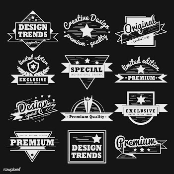 Premium quality badge vector set | Free stock vector - 531434