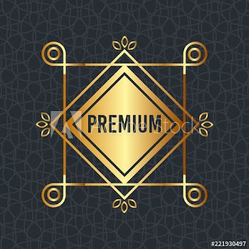 premium quality golden frame