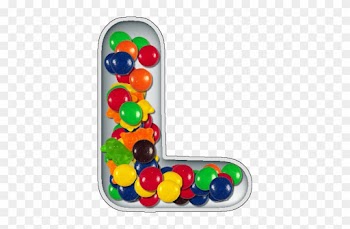 Presentation Alphabets Candy Dish Letter L - Presentation Alphabets Candy Dish Letter L