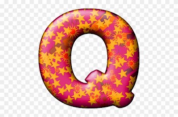 Presentation Alphabets Party Balloon Warm Letter Q - Party Balloon Warm Letter Q
