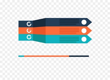 Presentation Infographic Information Icon - Tricolor arrows PPT decorative pattern 