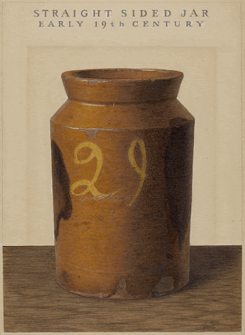 Preserve Jar (ca.1938) by Philip | Free Photo - rawpixel