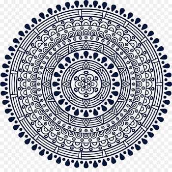 President of the United States Presidents Day Memorial Day Symbol - Droplets border Mandala 