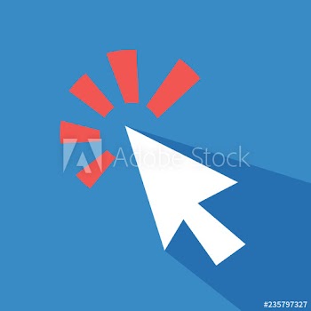 Press the button on the computer interface