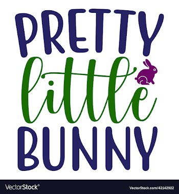 pretty little bunny silhouette bunny