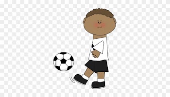 Pretty Peanut Butter And Jelly Clipart Soccer Player - Boy Playing Soccer Clip Art