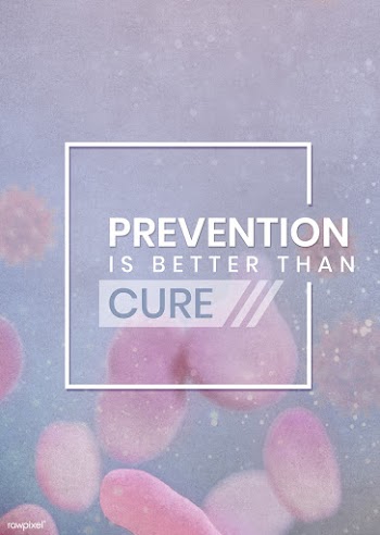 Prevention is better than cure poster template mockup | Free  illustration - 2311319