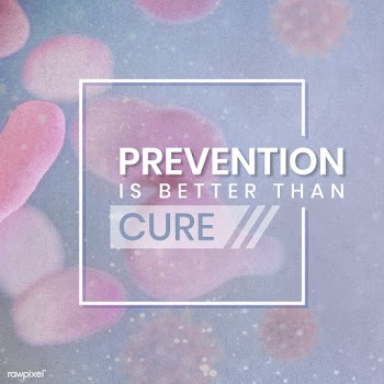Prevention is better than cure poster template vector | Free  vector - 2310717