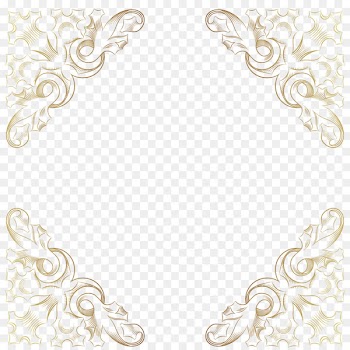 Preview - Continental corners vintage gold frame 