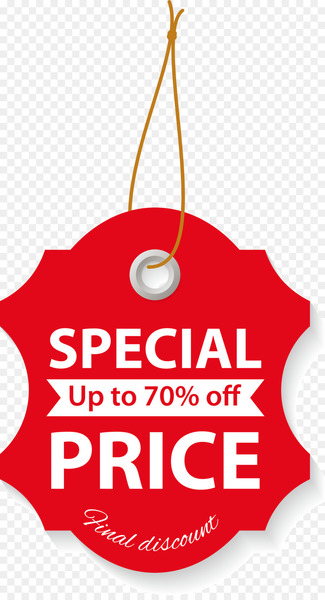 Price Label Icon - Little fresh red tag 