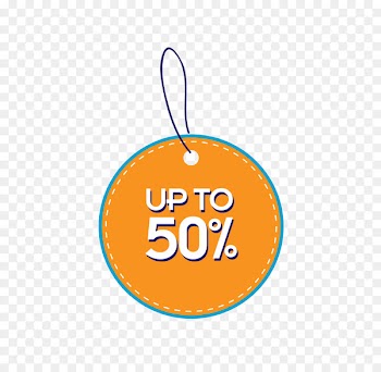 Price tag Label - Vector price tag orange circular 