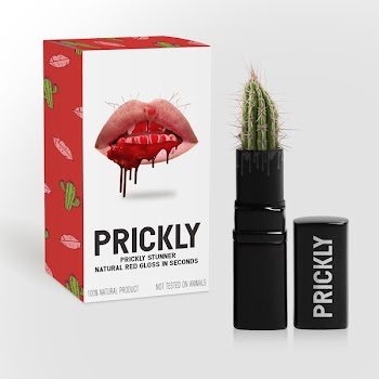 Prickly Red Gloss Lipstick With Box