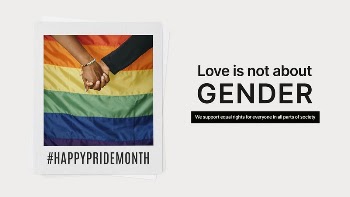 Pride month celebration presentation template, | Free PSD Template - rawpixel