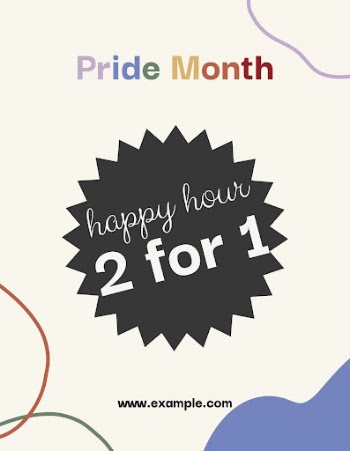 Pride month promotional template, business | Free Vector Template - rawpixel
