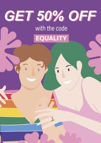 Pride month sale poster template, | Free Vector Template - rawpixel