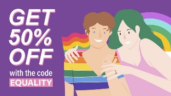 Pride month sale presentation template, | Free Vector Template - rawpixel
